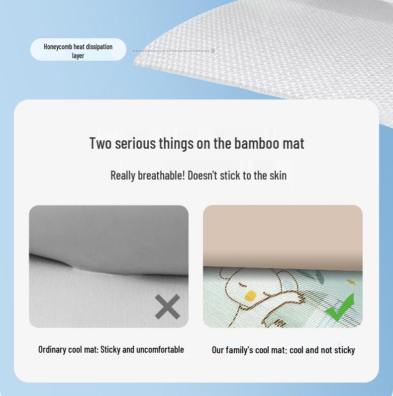 Runde Y T6 Universelle Eis-Seide Rattan Kinderwagen-Sitzauflage - Atmungsaktiv und Kühl für den Sommer