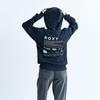 Roxy Regular Fit Hooded Sweatshirt with Back Black Women's Print,