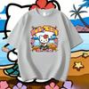 2026 new Hello Kitty Tee soft cotton short sleeve crew neck cute print lightweight summer top for Women daily casual wear