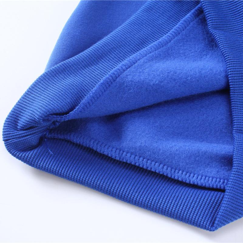 Solid Color Hoodie Women Plus Fleece Loose Casual Long-sleeved Top Coat Hoodie