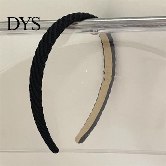 Sweater Coat Headband Women Anti-Slip Inner Side Sponge Filling Handmade Knitting Practical Hair Accessory Hoop Narrow Edge Hairband Broken