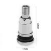 1PC Flat Bottom All Steel TR525 Car Tire Vacuum Tire Valve, Metal Valve