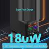 180W Gallium Nitride Multi-Port Fast Charger with USB & Type-C AI Control for High-Power Mobile Charging
