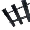 4 Slot Fishing Rod Mounting Brackets Adjustable Fishing Poles Rack With Storage Space For Truck Canoes Dock Or Pontoons