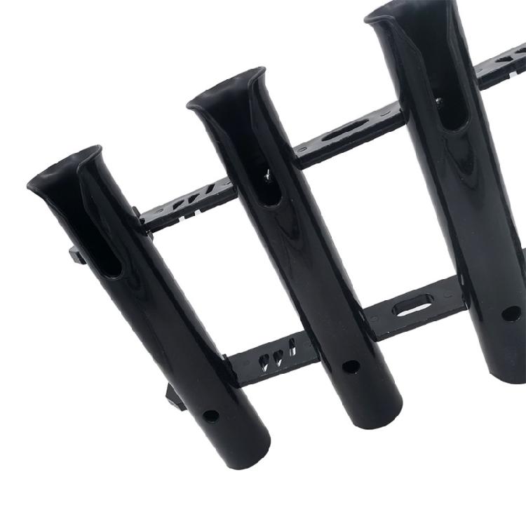 4 Slot Fishing Rod Mounting Brackets Adjustable Fishing Poles Rack With Storage Space For Truck Canoes Dock Or Pontoons
