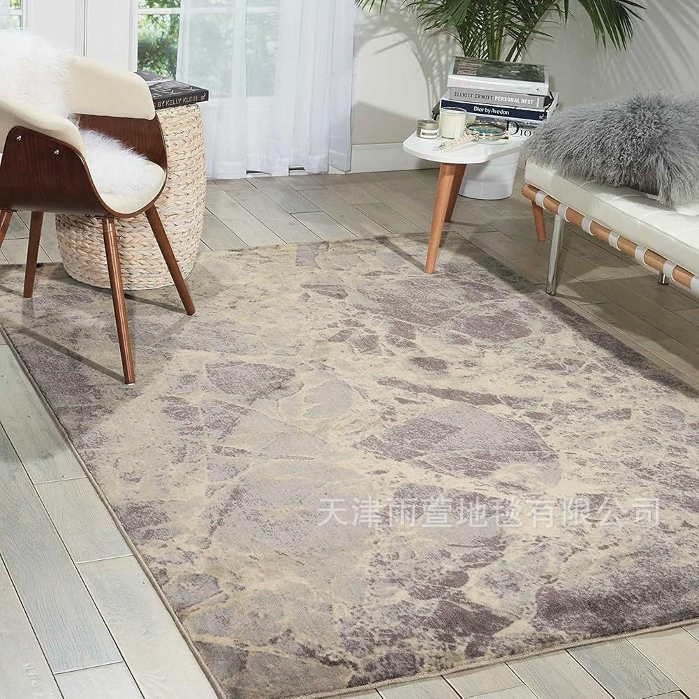 

Marble Patterned Living Room Carpet Bedroom Coffee Table Carpet Anti Slip Large Carpet 160 * 230cm