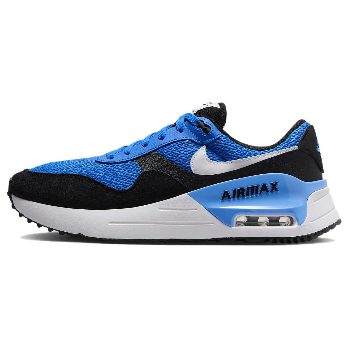 

Nike Air Max System Round Toe Comfortable Retro Versatile Shock Absorbing Wear Resistant Breathable Low Top Casual Shoes Men sneaker DM9537-401 42
