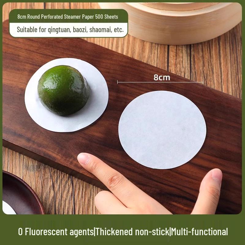 Disposable Non-Stick Steamer Mat for Baozi and Buns