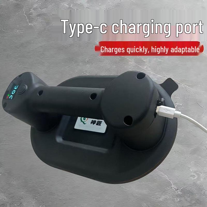 Dual Motor Electric Vacuum Suction Cup with Digital Display for Heavy Duty Tile and Glass Handling