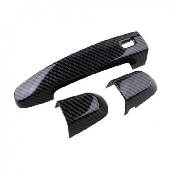 4Pcs Car Outer Door Handle Protector Cover Trim For Chevrolet Camaro 2016-2024