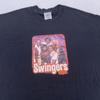 Vintage Three's Company Swingers Shirt Herren Größe L Schwarzes T-Shirt TV-Komödie Unisex T-Shirt