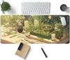 Dark Forest Desk Mat Mouse Pad Large Extended Aesthetic Plant Mousepad Gaming Desk Pad Big Laptop Computer Keyboardand Mouse Mat