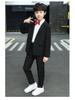 Children’s Summer Tuxedo Suit Set - Handsome Boy Pageant & Piano Performance Blazer for Big To Middle-Aged Kids