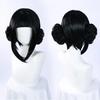 Kids Children HUNTR X KPOP Demon Hunters Zoey Cosplay Costume Black Stage Halloween Comic Con Anime Wig Role Play