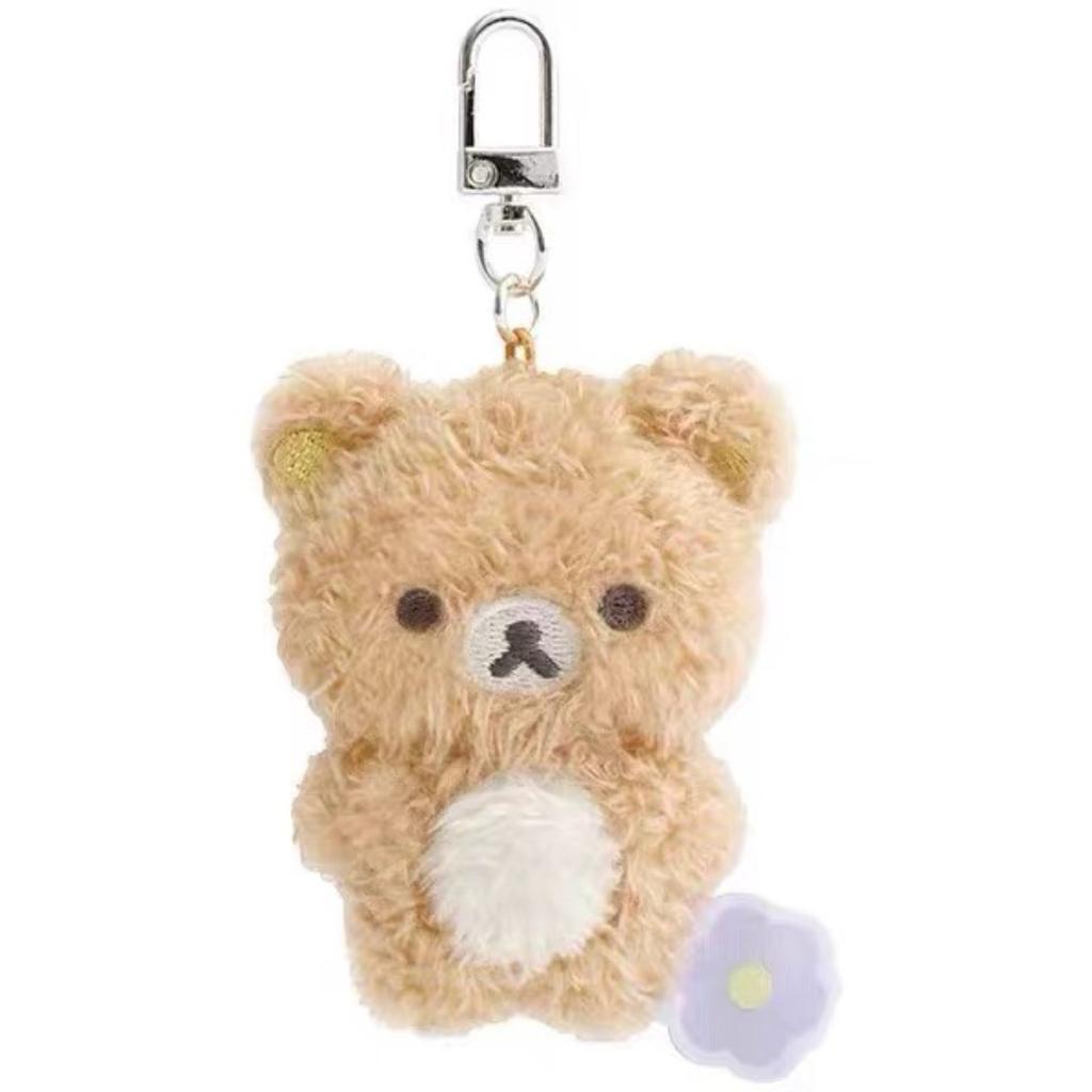 Kawaii Rilakkuma Korilakkuma Plush Toys Keychain Cartoon Cute Backpack Couple Pendant Doll Creative Peripheral Birthday Gifts