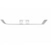 Silver ABS Central Air Outlet Vent Frame Trim For Lexus ES250 300h 350 2019-2022