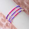 Bohemian Colorful Rice Beads Starfish Shell Anklets for Women Lucky Turkish Blue Evil Eye Ankle Bracelet Barefoot Sandal Jewelry