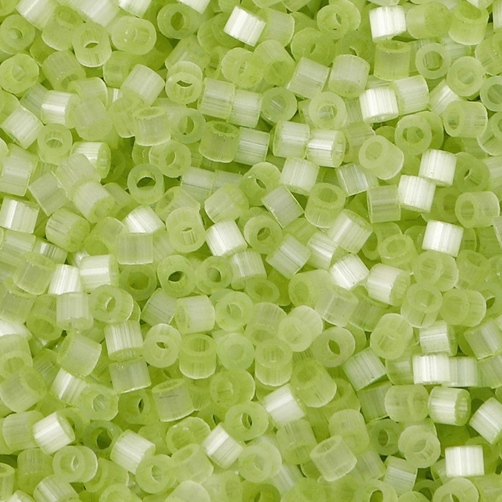 

10 grams Glass Seed Beads Multicolor Cylinder Cat s Eye Imitation Loose Spacer Beads DIY Necklace Jewelry Gifts About 2.5mm Dia.