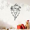 Majestic Lion Metal Wall Art, Weather-Resistant Indoor Outdoor Decor Gift