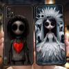Phone Case For Oneplus 13R 12R 13 12 10T 10R Nord N100 N200 N10 10 9 9R 9RT CE 2 Z Pro Soft TPU Dark Cute Girl Doll Art Creative