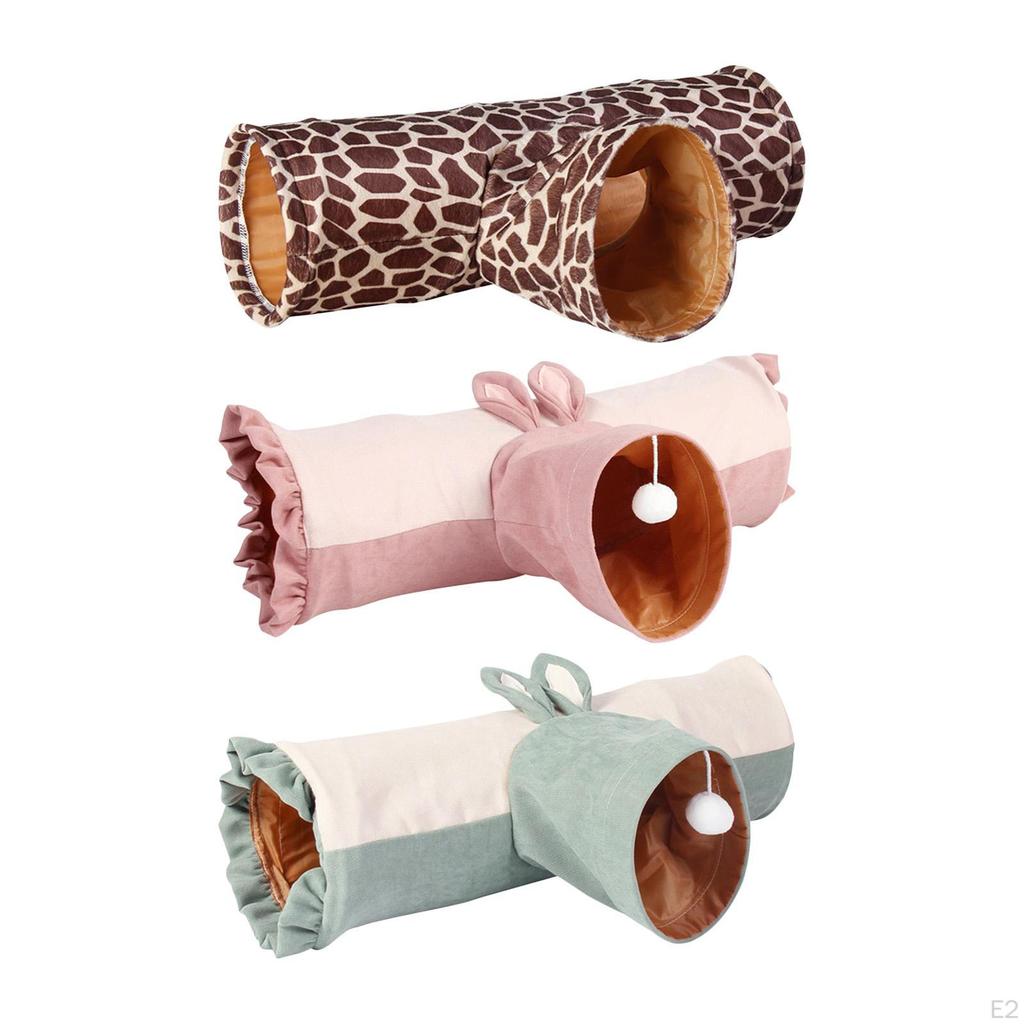 Guinea Tunnel Pet Collapsible Play Toy Hideout for Hamster Rabbit