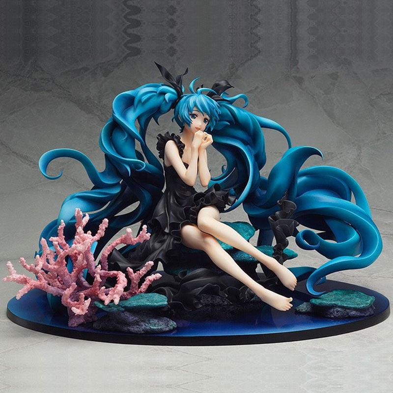 In Stock Hatsune Miku Figma Deep-Sea Girl Sparkling Snow Edition | Articulated Vocaloid Singer Decorative Display Model Gift