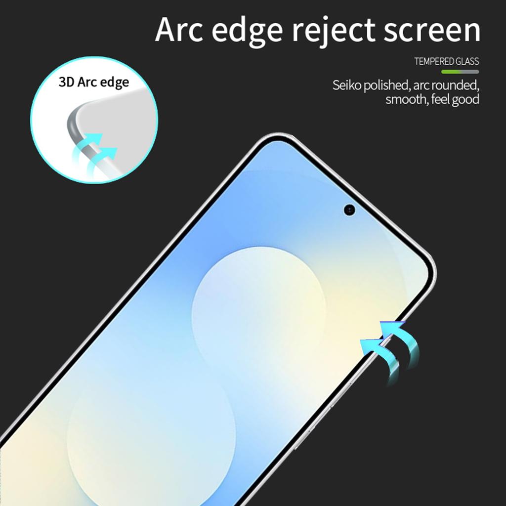 For Samsung Galaxy S25 FE Tempered Glass Film PINWUYO Explosion-proof 9H 3D Full Screen Protector