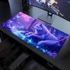 Mystical Galaxy Wolf Fantasy Art Non‑Slip Rubber Mouse Pad Smooth Desk Mat For Accurate Mouse Control Gaming Laptop Desktop Use