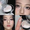 Cute Love Heart Shape Highlighter Eyeshadow Makeup Palette White Moonlight Glitter Pink Lying Silkworm Facial Brighten Cosmetics