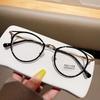 Round Eyeglasses Women Men Computer Anti Blue Light Glasses Frames Transparent Optical Fake Eyeglass Student Myopia Frame Oculos