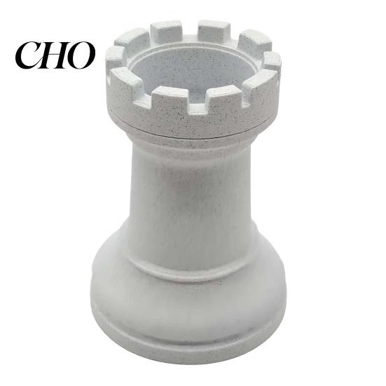 Stylish Desk Organizer Chess Cart Pen Holder 3D Printed Piece Dual-purpose Decor Minimalist Makeup Brush Storage Cup for Home Office School