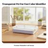 Rectangular Synthetic Storage Box Secure with Latch Sturdy for Desk