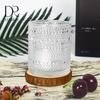 Romantic Round Glass Aromatherapy Candle Holder for Home Decor