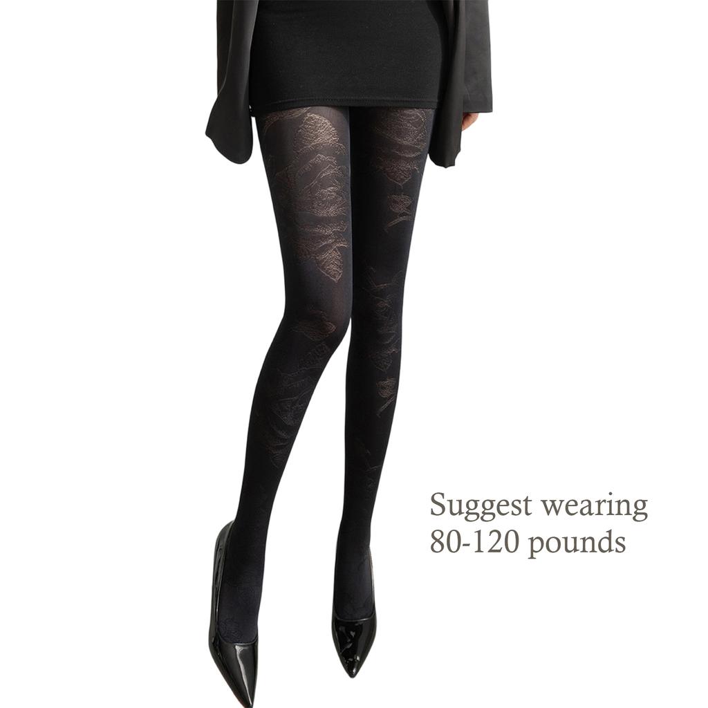 Women's Tights Opaque Footed Tights Soft Stretchable High Waist Footed Pantyhose Thigh High Stockings Hosiery Gifts