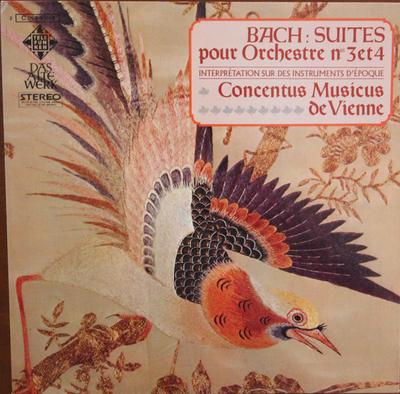 LP Record JOHANN SEBASTIAN BACH , CONCENTUS M - Suites Pour Orchestre Nos 3 Et 4. I 2C06993148 Das Alte Werk France Classical Used