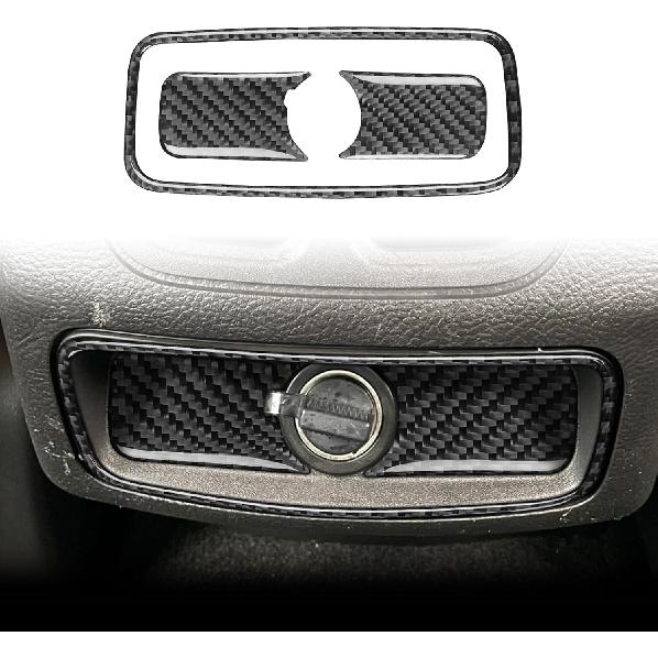 Real Carbon Fiber Compatible with Ford Taurus SEL/Limited/SE/SHO 2013-2019 2014 2015 2016 2017 2018 Accessories Car Door Lock Decoration Trim Cover