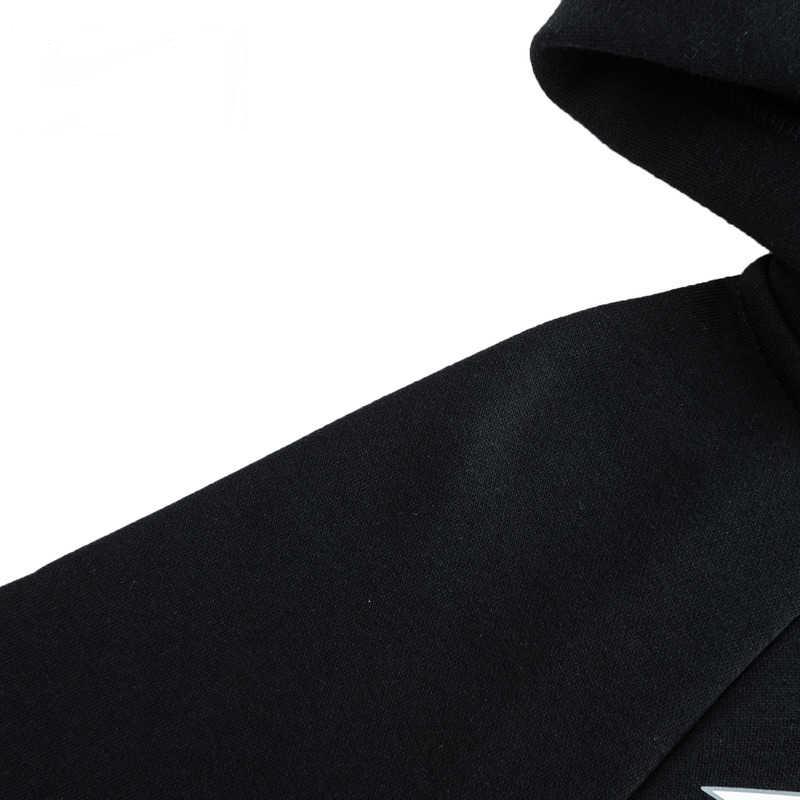 Nike Sweatshirt Loose Solid Color Stylish Versatile Comfortable Kids Tops Black N32442174GS-002