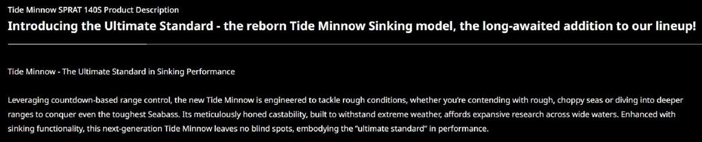 Duo Tide Minnow Sprat 140S Sinking Lure ACC0547 (9678)