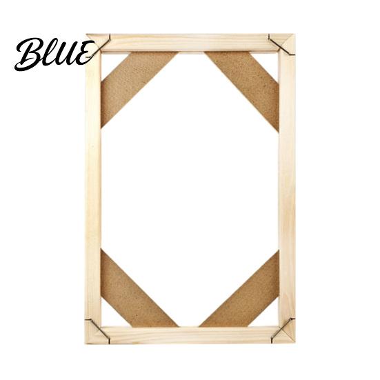 Easy Assembly Frame Wood Painting Frame, to Install Wooden Strips DIY Self Kit, Art Display Holder Decorative for Oil And Wall Stretched Bar Artistic