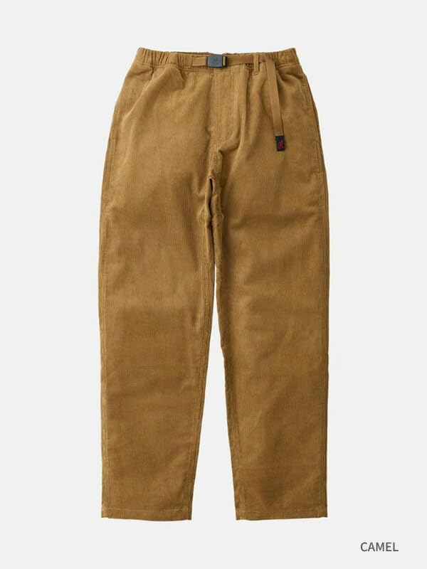 Gramicci Corduroy Pants, Webbing Belt, Easy Waist, Loose Tapered, 100% Cotton, 10W CORDUROY G5FM-P073