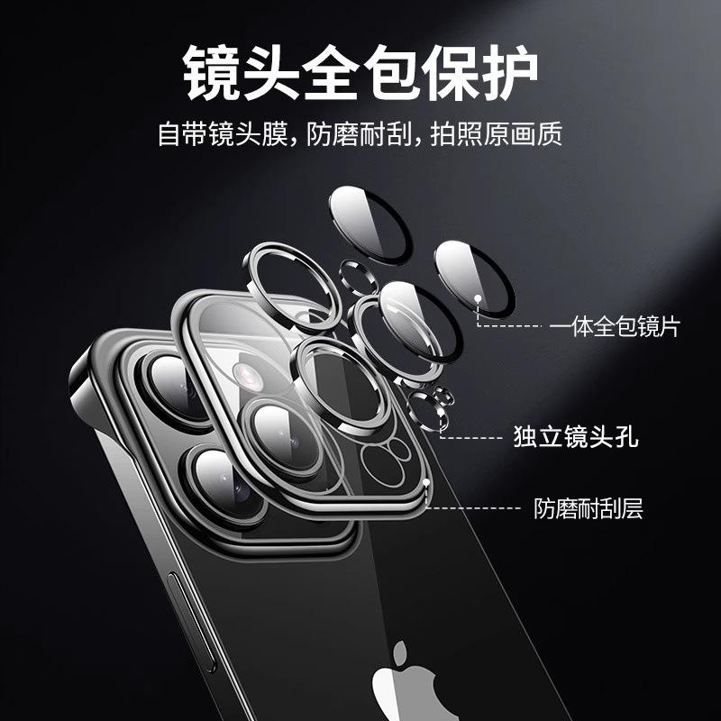 Apple 11promax mobile phone case iPhone11 new ultra-thin transparent borderless 11 lens all-inclusive  case