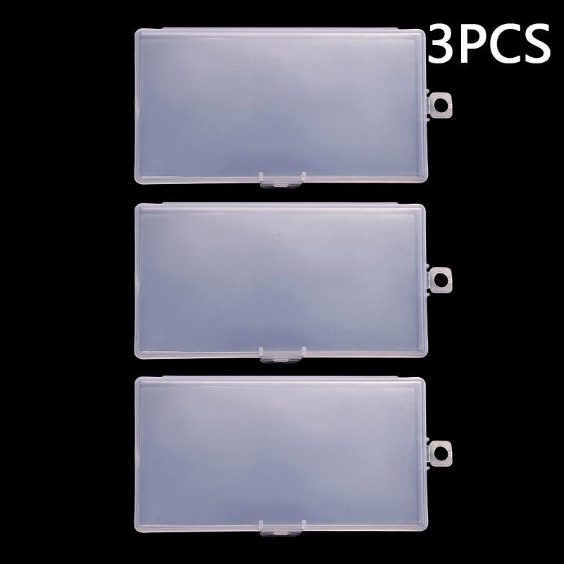 Boxes Storage Box Dustproof 14.8*7.8*1.8cm 3PCS DIY Earrings Holder Jewelry Necklaces Organizer PP Transparent