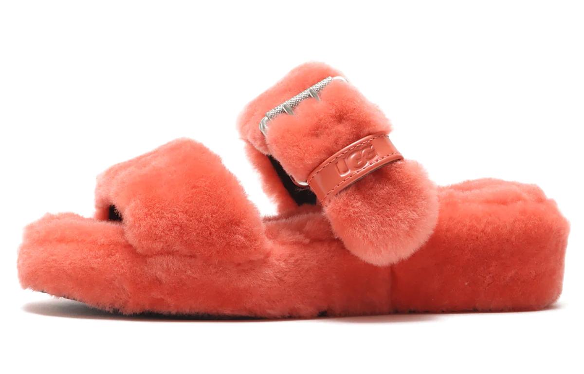 UGG Fuzz Yeah Suede Casual Sandal Women s Pink 1104662-MRP 37