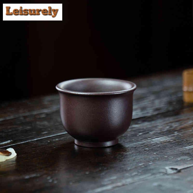100ml Yixing Zisha Master Handmade Teacup Vintage Tea Bowl Tea Cup Set Tea-tasting Smelling Cup Jianzhan Master Cups Tea Set