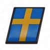 AALK1 3D Metal Chrome R-Type AWD Badge Swedish Flag Moose Emblem Sticker for Volvo V40 XC60 XC90 C30 V60 - Auto Trunk/Fender Exterior