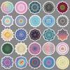 50 Mandala Doodle Retro Creative DIY Waterproof Stickers for Phone Cases and Luggage