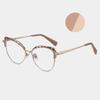Fashion Cat Eye Presbyopia Glasses For Women Luxury Brand Vision Transparent Reading Glasses Antifatigue Computer Eyewear