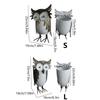 Lightweight Iron Owl Planter Flower Pot Easy to Move for Indoor or Outdoor Garden Decoration Multipurpose Planting Option
