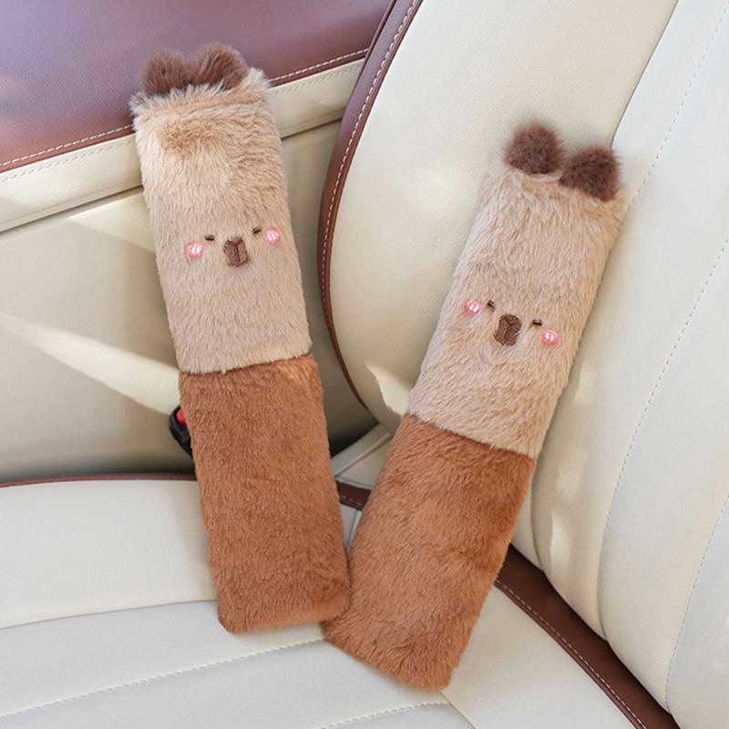 Auto Capybara Plüsch Zubehör Auto Rücksitz Hängen Plüsch Halter Abdeckung Auto Spielzeug Innen Dekoration