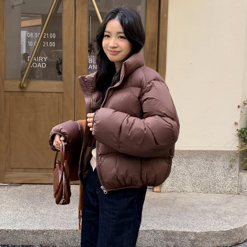

Зимнее хлопковое пальто для женщин, короткое, корейская версия, свободное утолщенное хлопковое пальто, пальто нового стиля, куртка с хлопковой подкладкой L